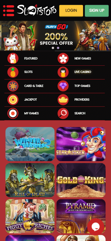 SlotsToto Casino Mobile screenshot